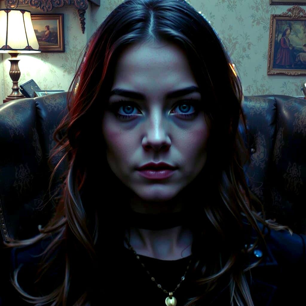 Abstract Swirling Red Forms in Dynamic Motion