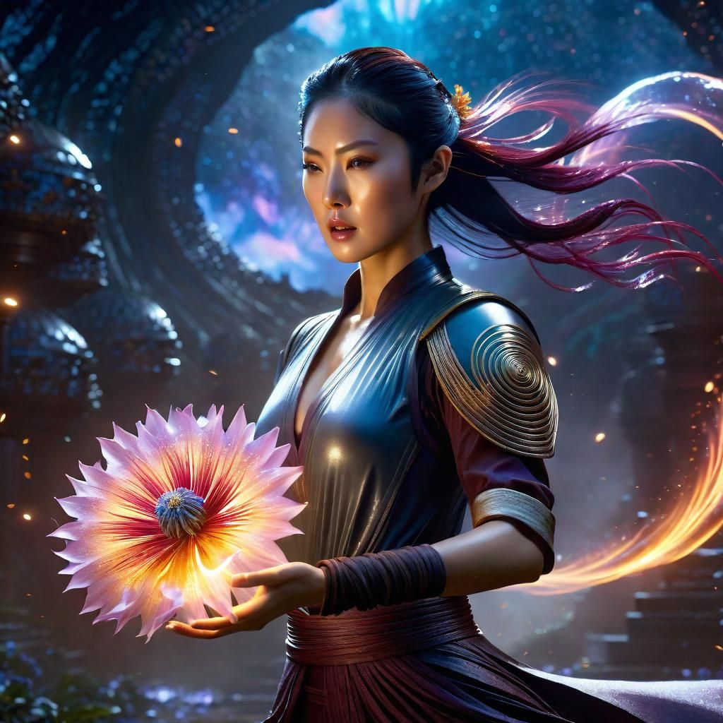 Stardust Warrior Charging into Battle in Detailed Matte Pain...