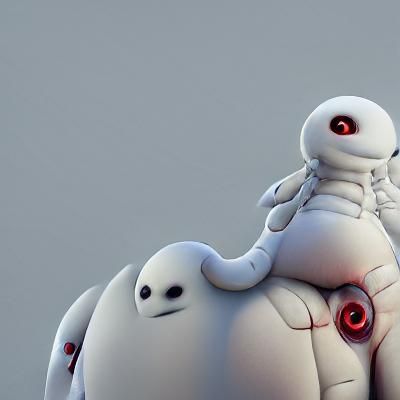 Eldritch Baymax: Hyperdetailed AI Art