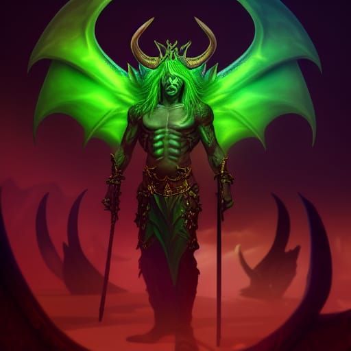 Green Demon King Leviathan Concept Art
