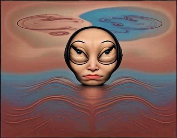 Surreal Abstract Image Exploring Pareidolia