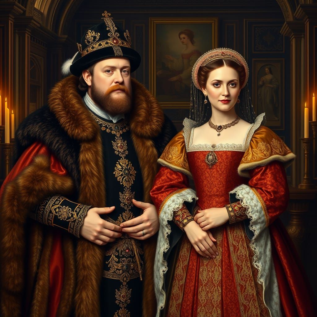 King Henry VIII and Anne Boleyn