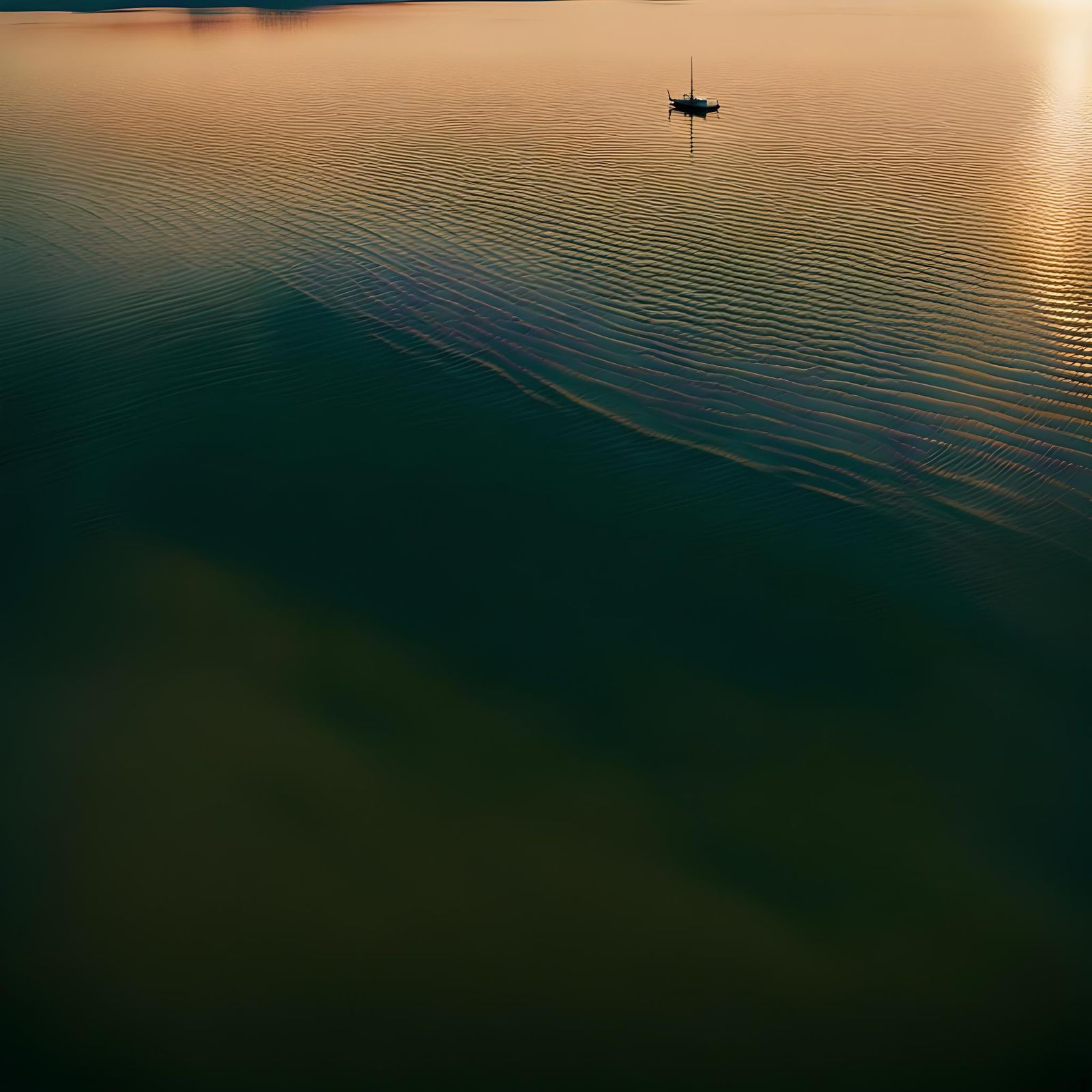 DJI Mini 4 Pro Flies Above Balaton Lake