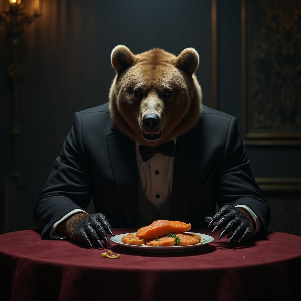 Grizzly Bear's Darkly Lit Fine Dining Experience