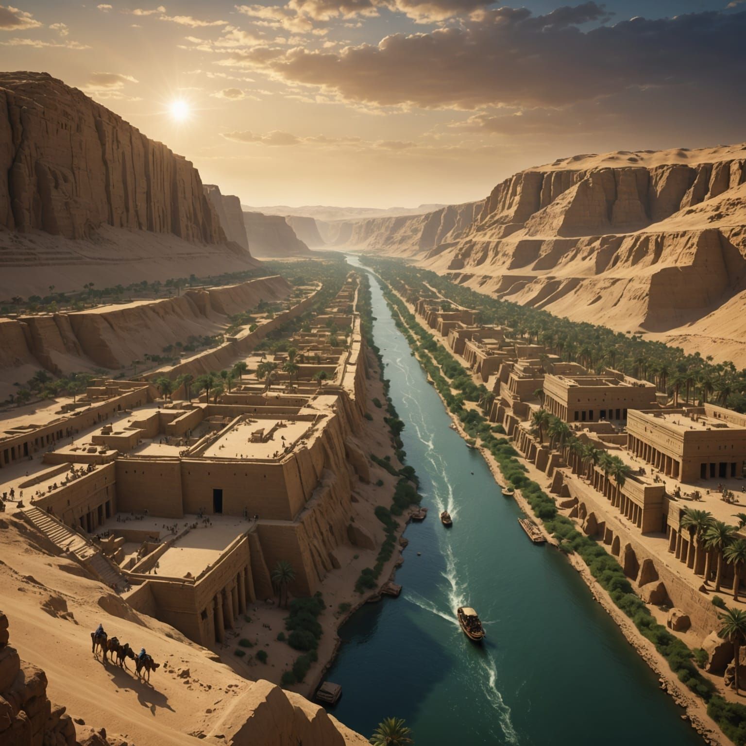 Valley of the Kings: Epic Digital Matte Painting