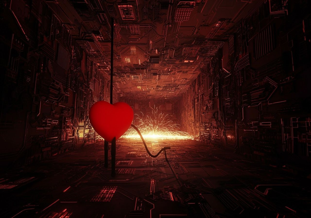 My Heart-Shaped Cyberpet-Thing Walks Me