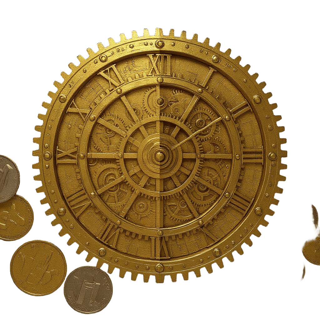 Abstract Representation of Money, Time, and Value