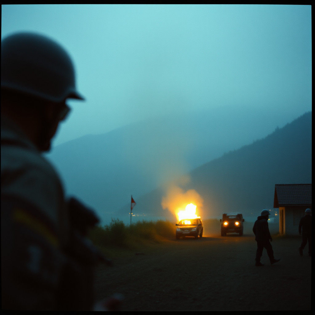 War in Slovenia, 2058: Cinematic Film Still