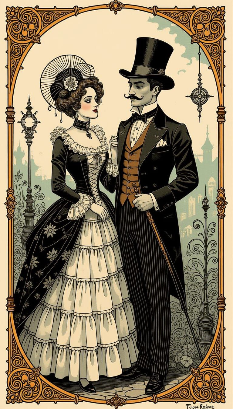 Portrait - Victorian Couple