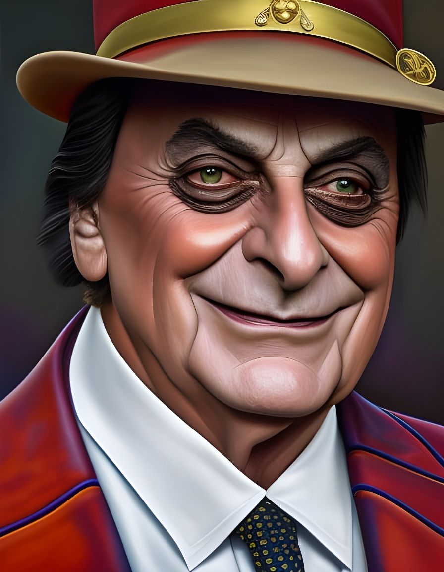 Portrait of Barry Humphries, RIP