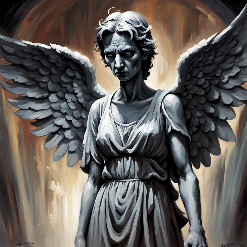 Sinister Weeping Angel About to Strike