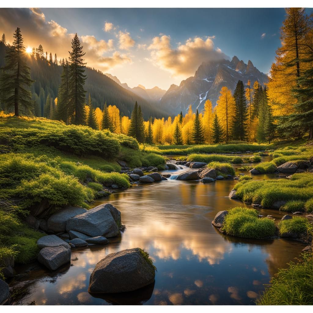 Untouched Nature: A Peaceful Vista