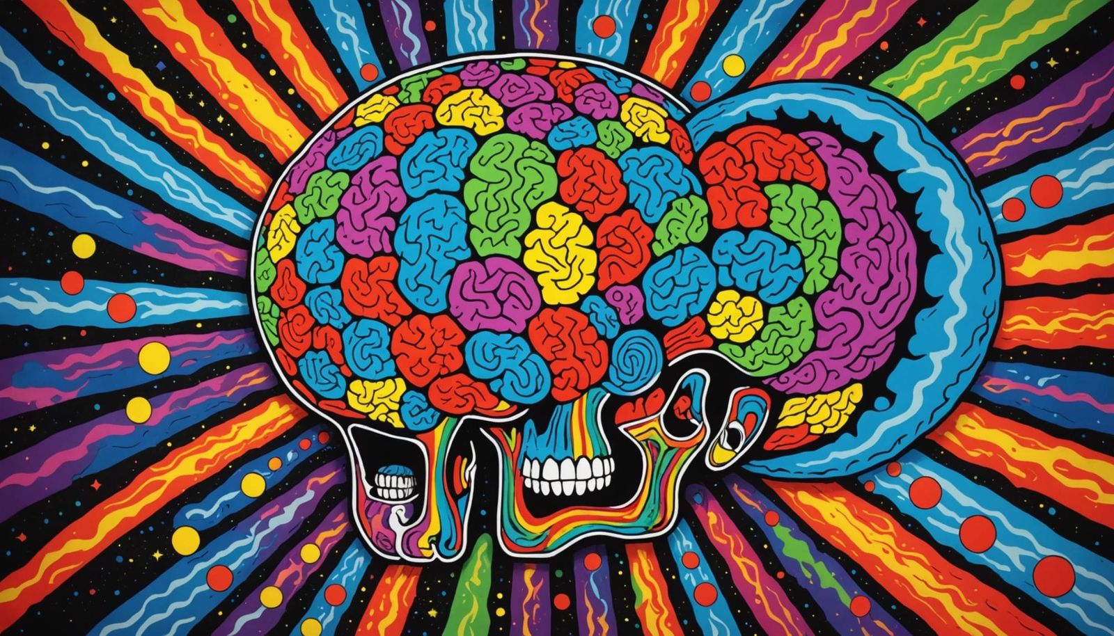 Vibrant Psychedelic Dreamscapes