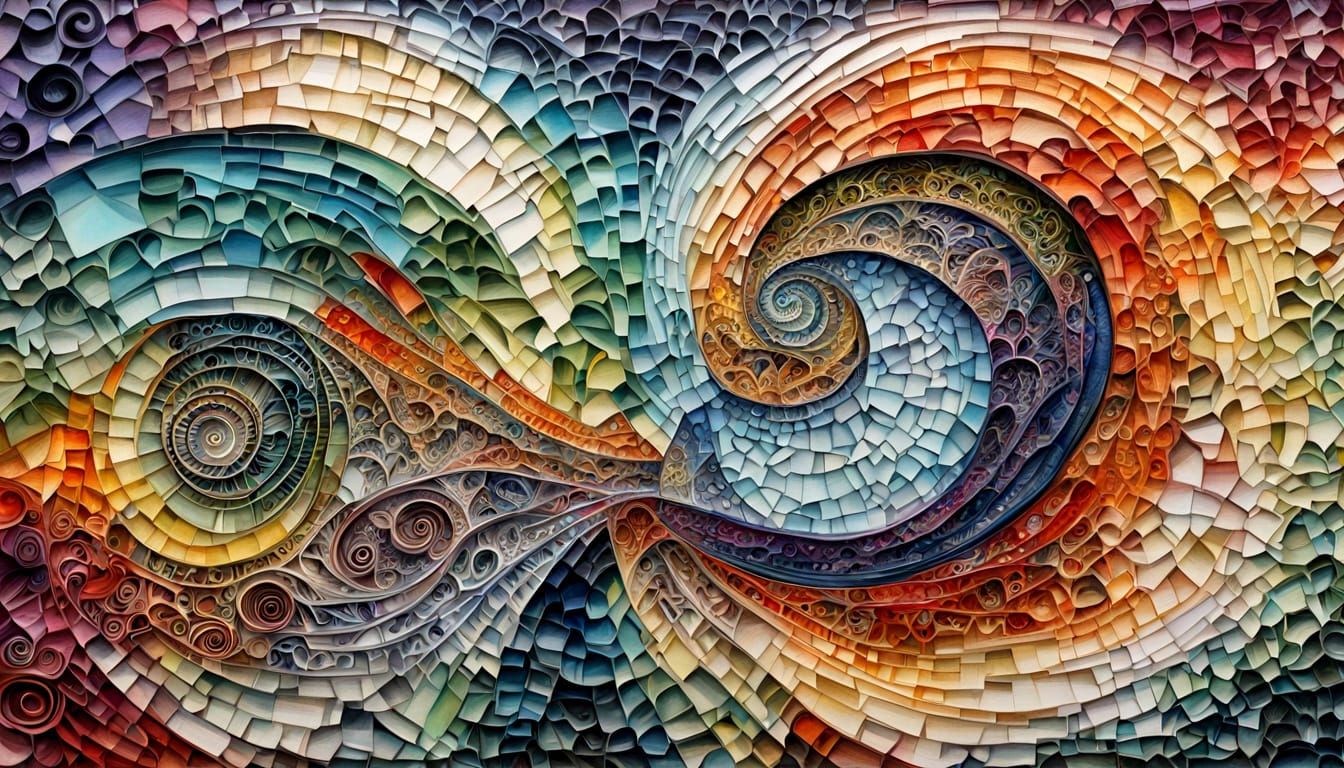 Cosmic Tapestry in Vibrant Colors