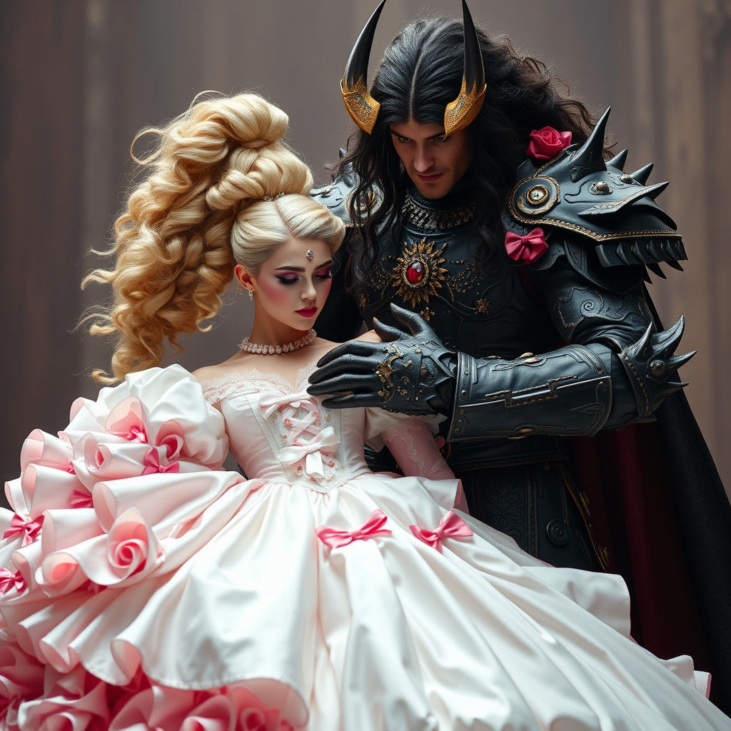 Demon King Buttons Princess Dress, Cinematic Still