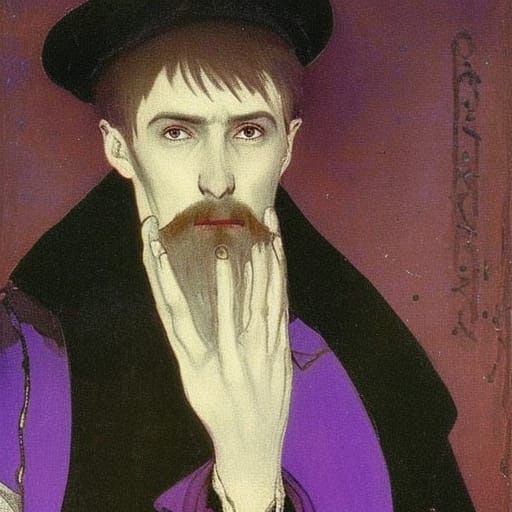 Vampire Lord Portrait in the Style of Old Masters