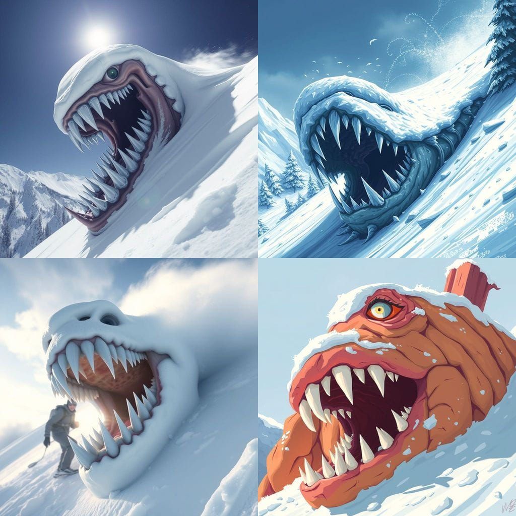 Frosty Monster's Chilling Descent