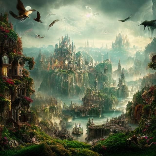 Wonderland: Epic Cinematic Digital Matte Painting