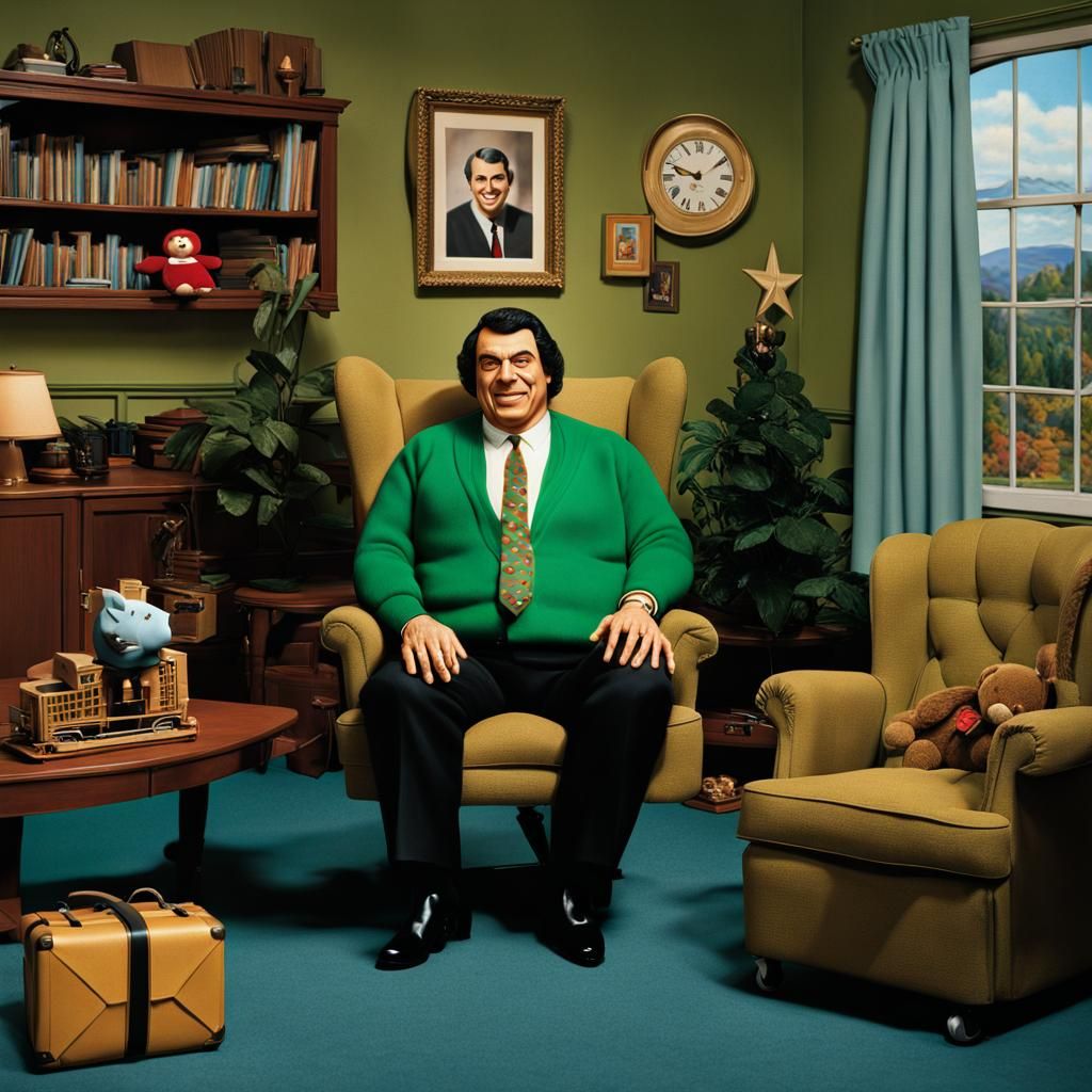 Andre the Giant as Mr. Rogers