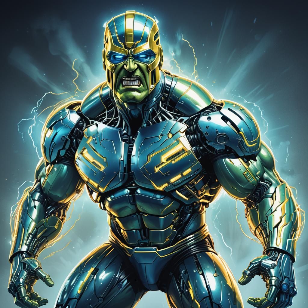 LA Knight as a superhero