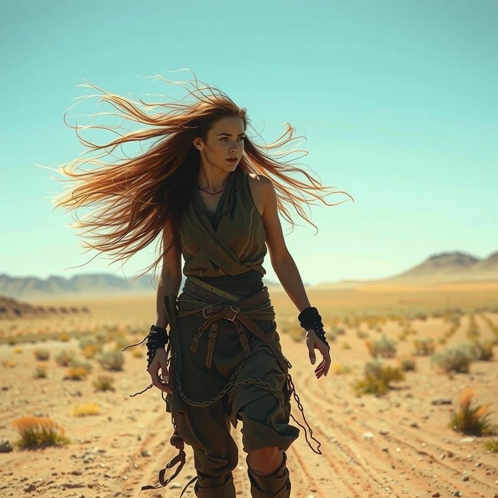 Regal Heroine Embraces the Wild Dawn