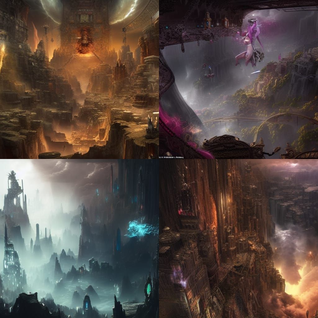 Jinx's Madness: A Dramatic Digital Painting