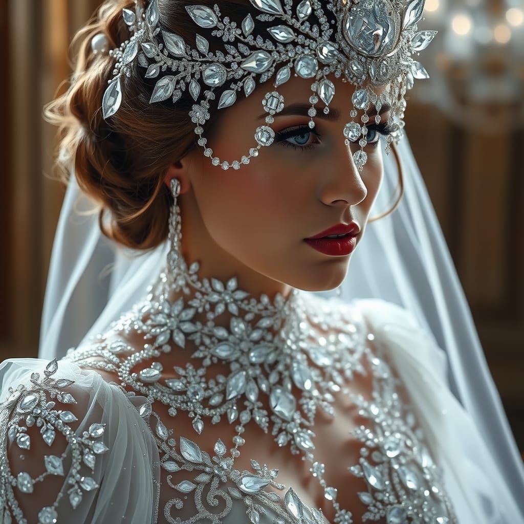 Crystal Wedding Dress: Luxurious Elegance