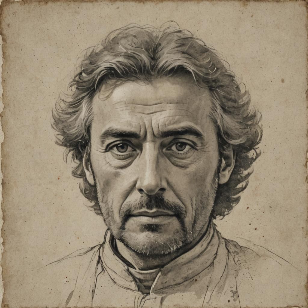 Abstract Portrait Generated by AI