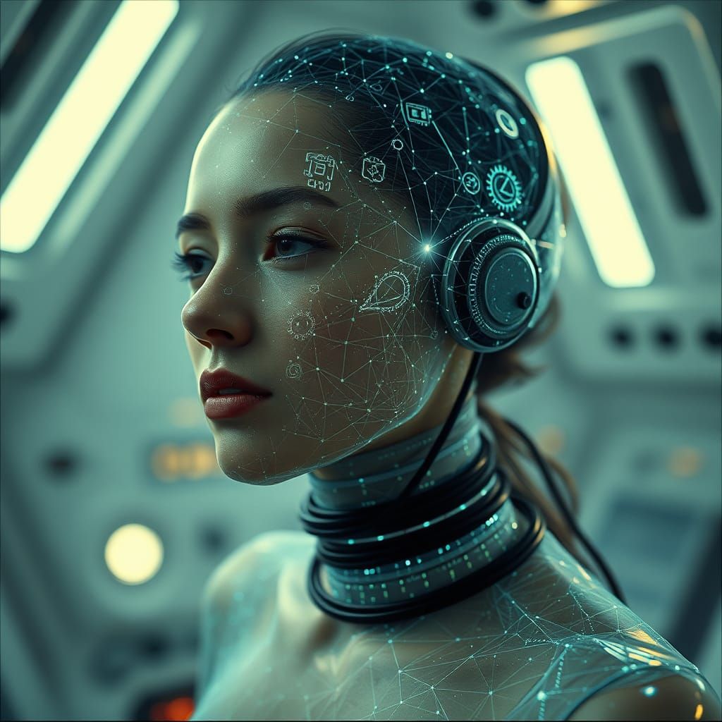 Surreal Digital Existence in Hypnotic Network Topology