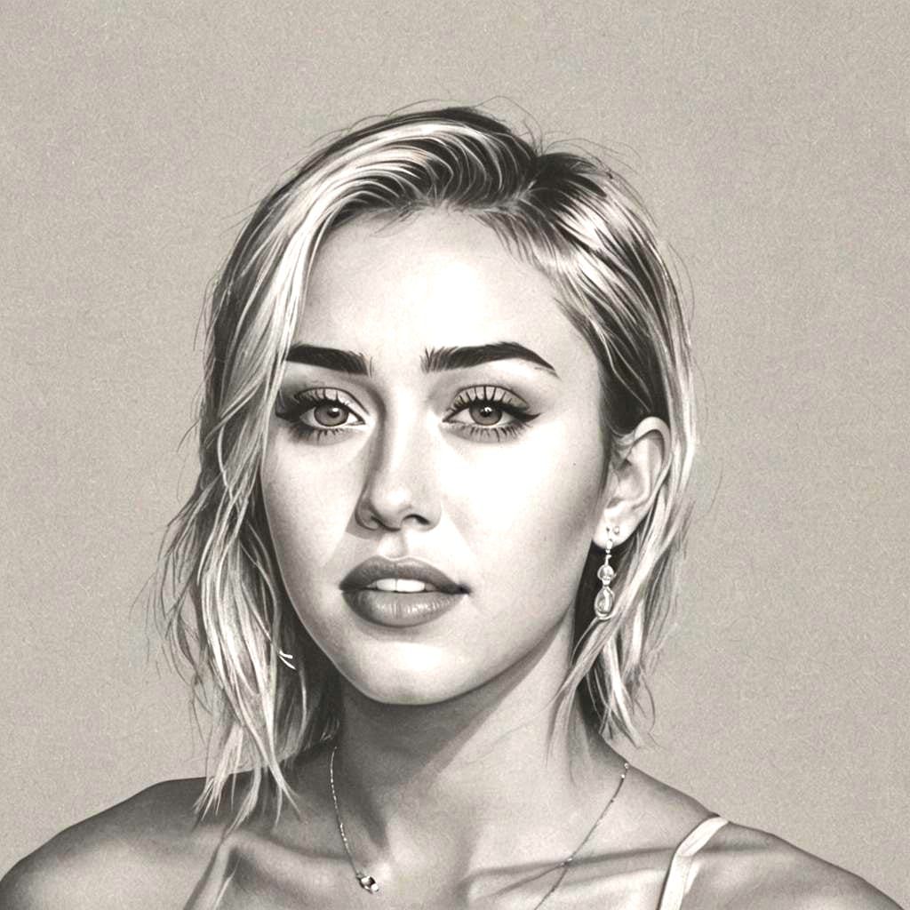 AI Image of Pop Star Miley Cyrus