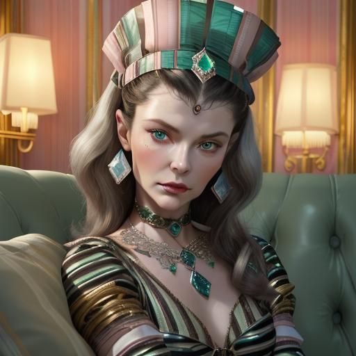 Photorealistic 3D Portrait of Vivien Leigh