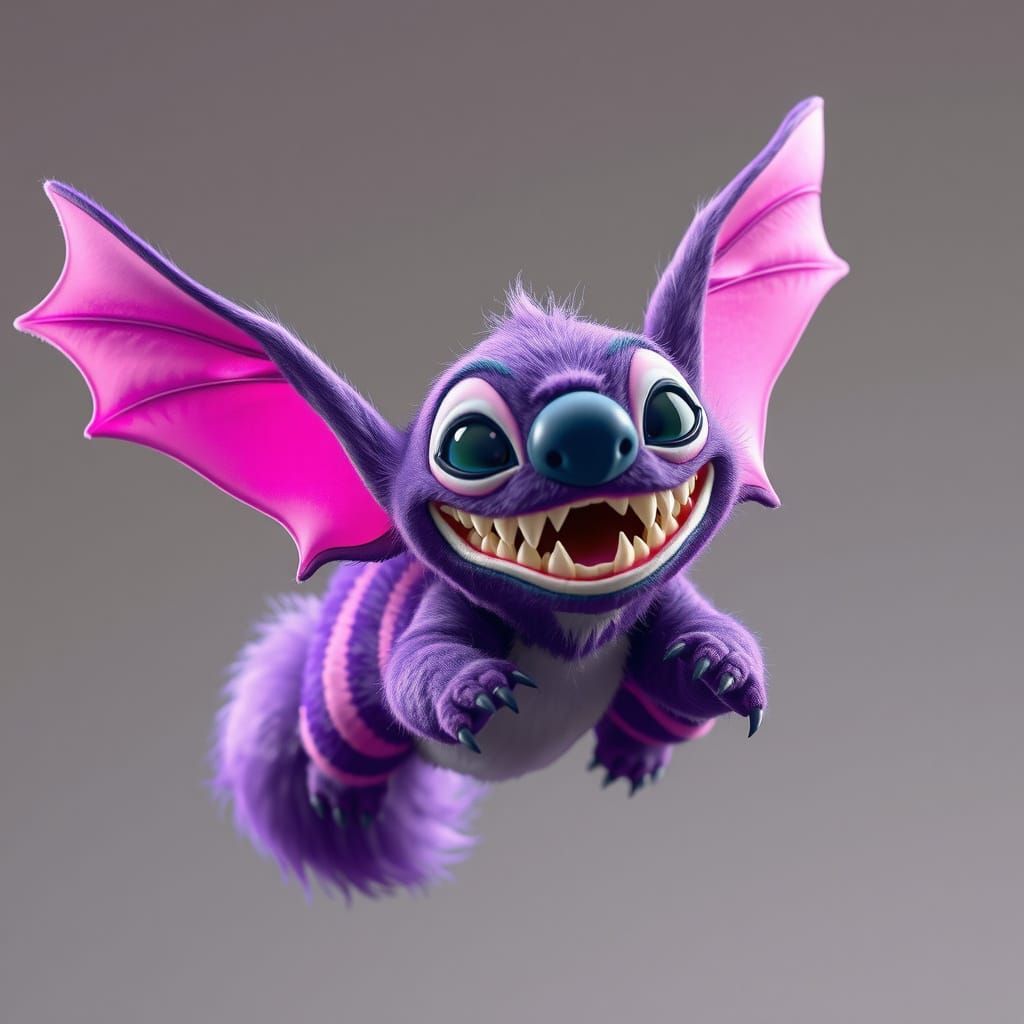 Enchanted Fantasy Beast Soars in Vibrant Dreamscapes