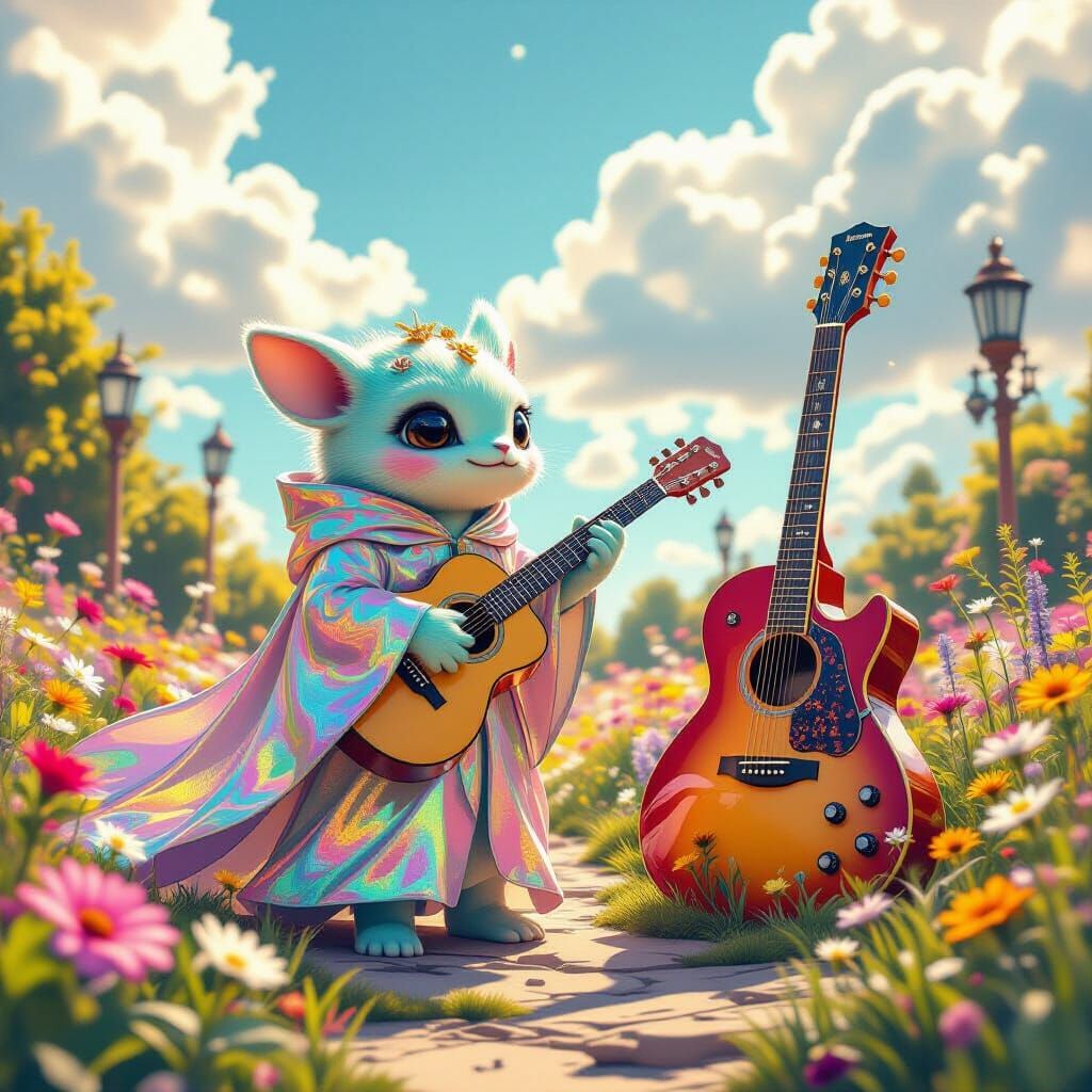 “Melody Bloom: The Galactic Garden Sprite”