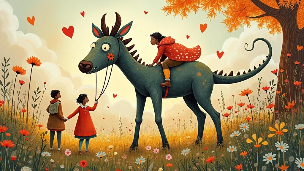 Whimsical Illustrations Inspired by Children's Book Art