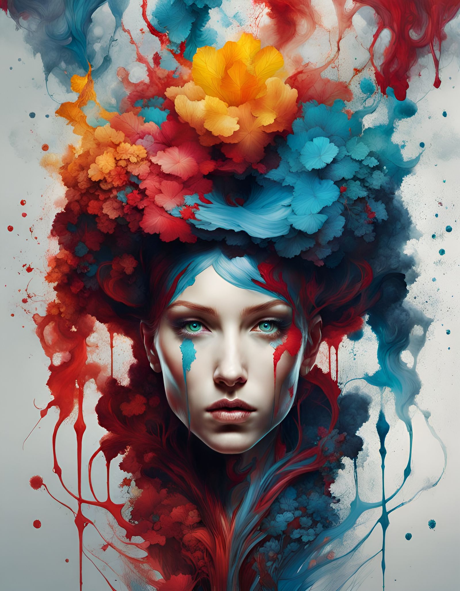 Contrasting colours