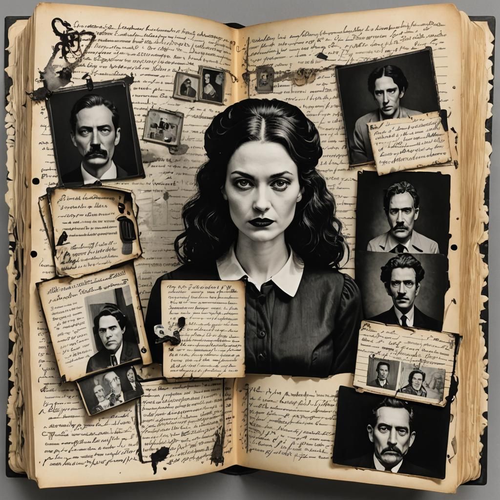 Eerie Pop-Up Book Case File Illustration