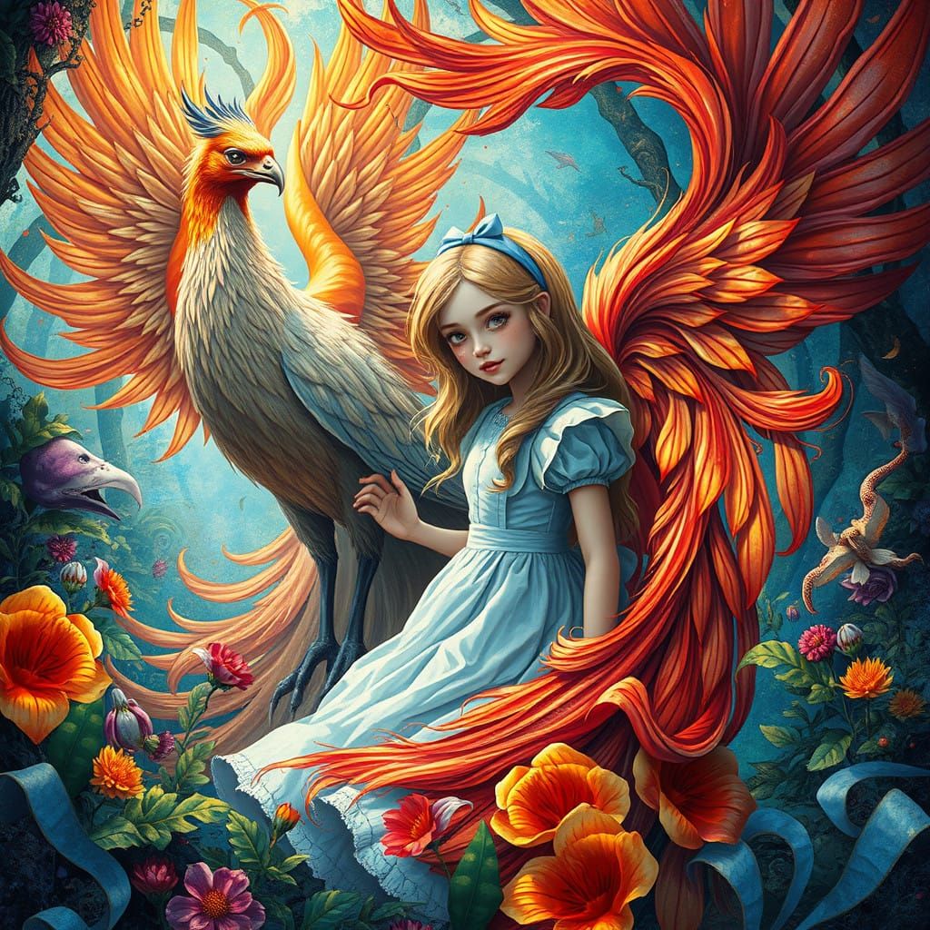 Whimsical Wonderland Tarot with Majestic Phoenix
