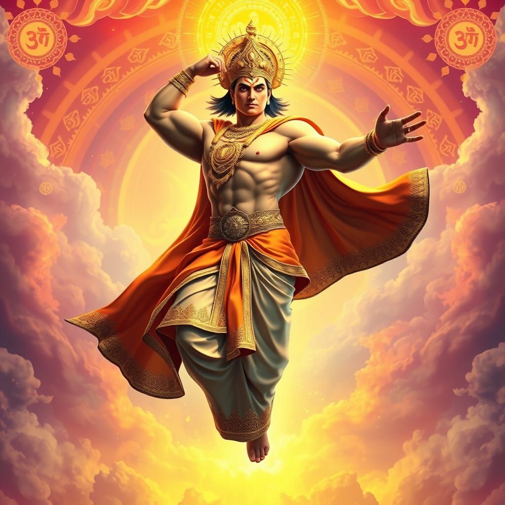 Hindu God of Superheroes Unleashes Divine Powers