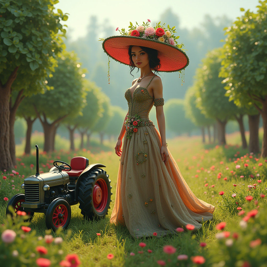 Miniature Farm Hat: Fantasy Concept Art