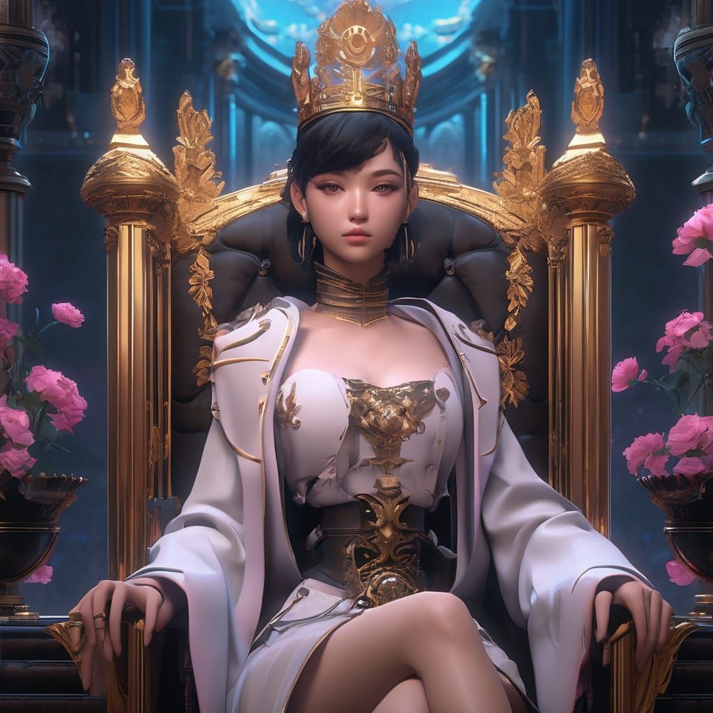 Surreal Selfie Queen of Dark Fantasy