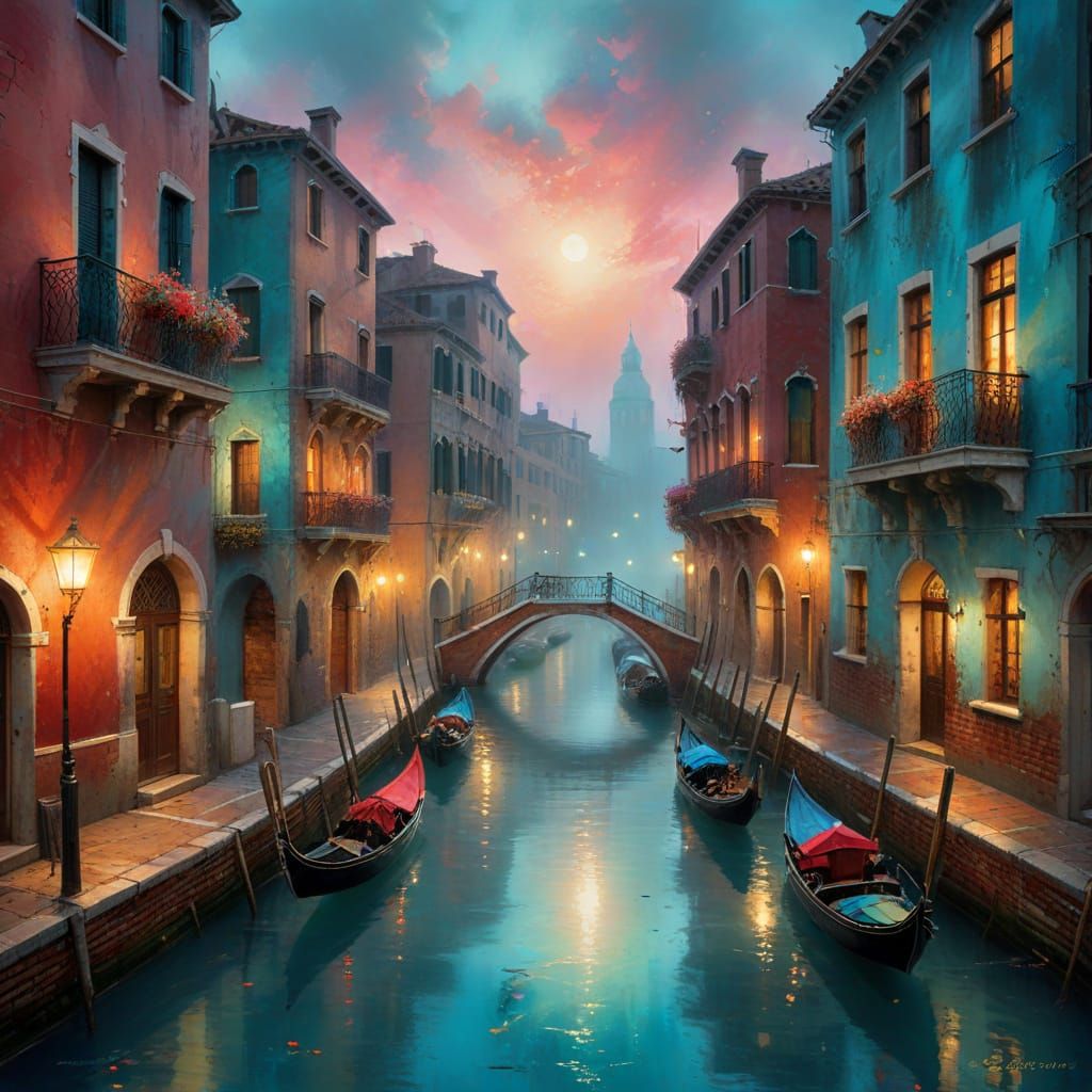 Twilight in the Heart of Venice