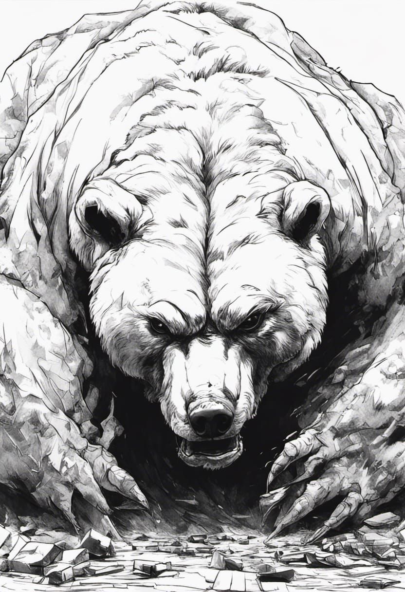 Obese Bear City Rampage: Graffiti Pop Art