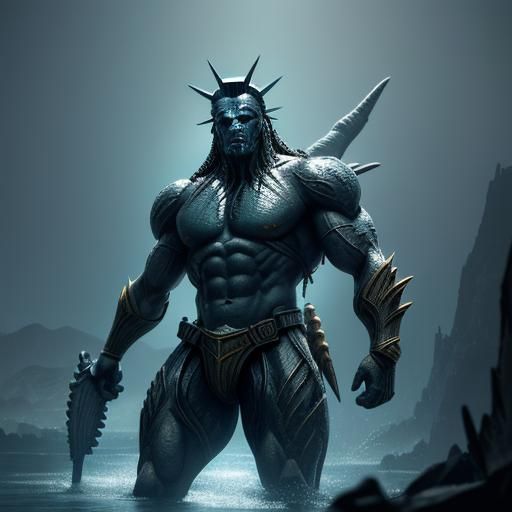 Statue of Liberty Bodybuilder with Predator