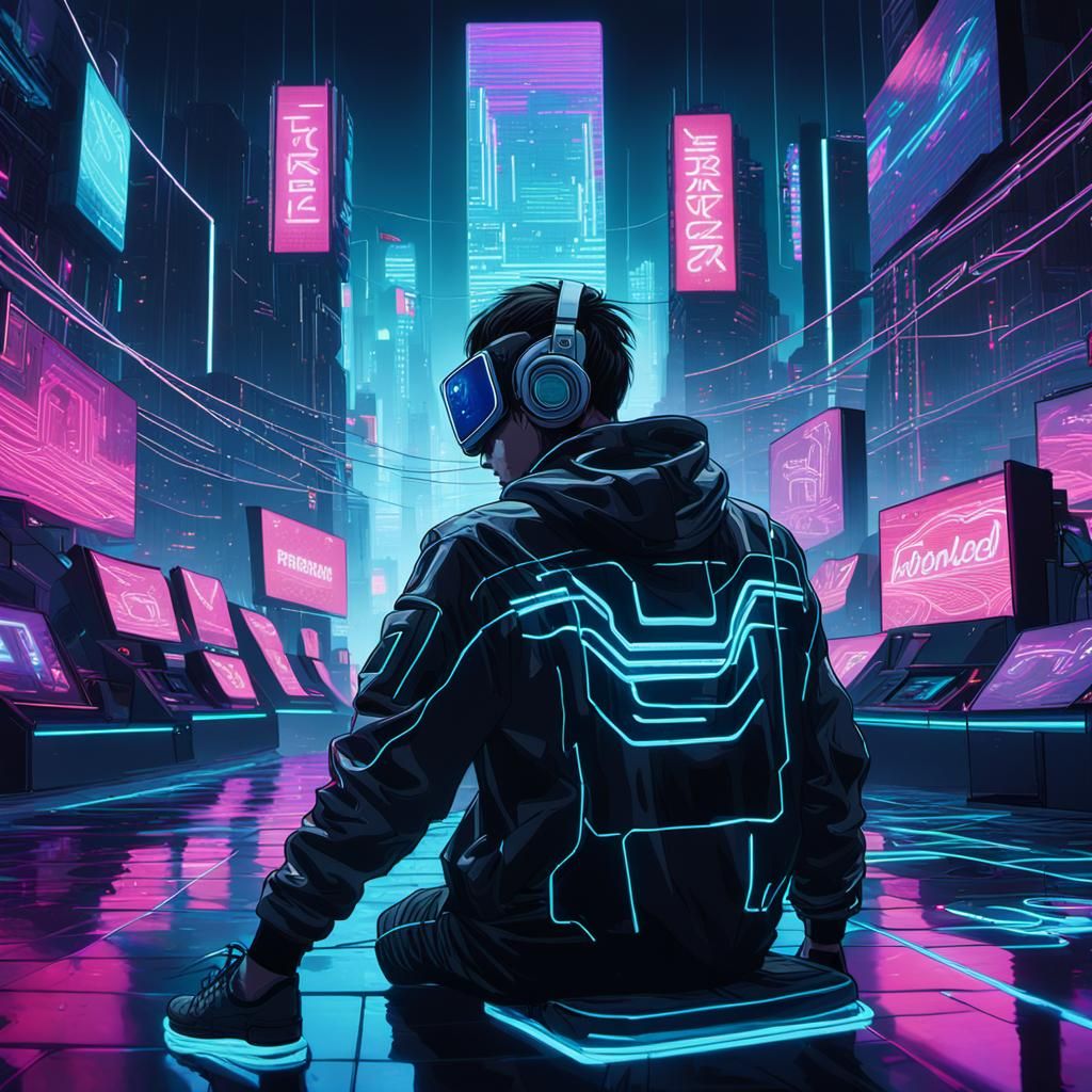 Cyberpunk mindscape