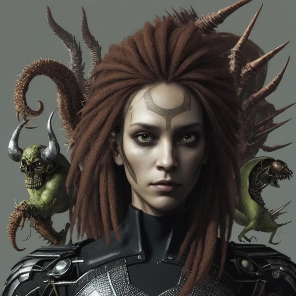 AI Generated Biopunk Image