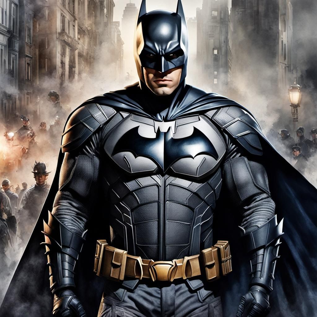 Batman of Ben Affleck, hiperrealistic