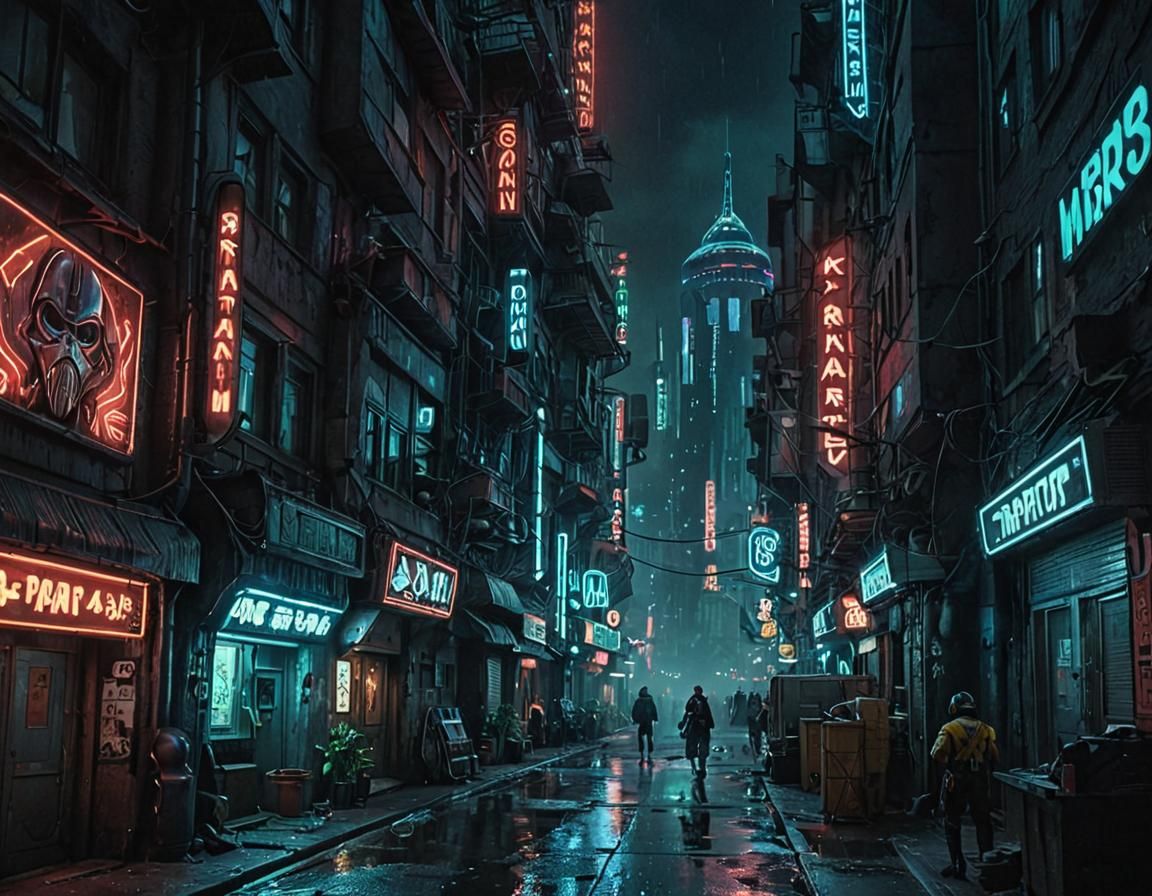 Futuristic Russia: A Cyberpunk Star Wars Cityscape