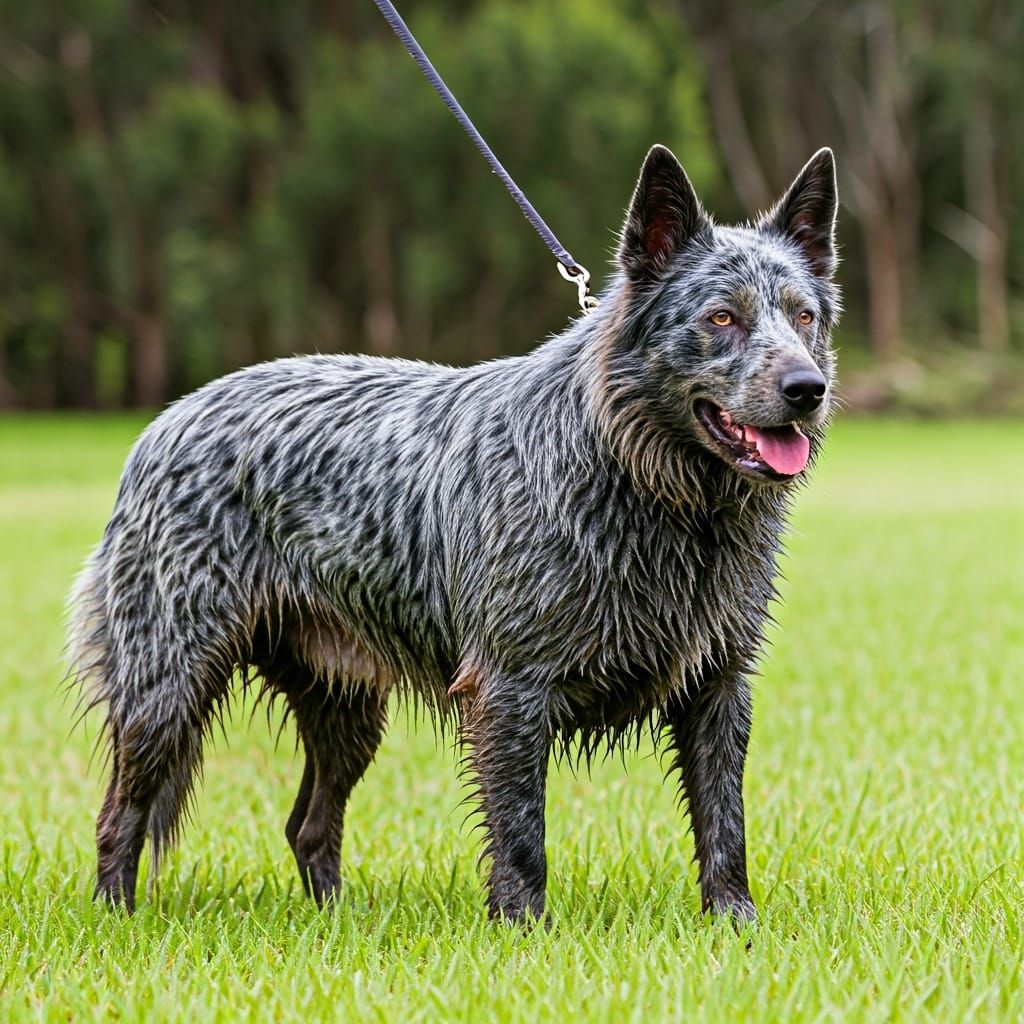 Blue Roan Australian Tiffanie Cat Portrait