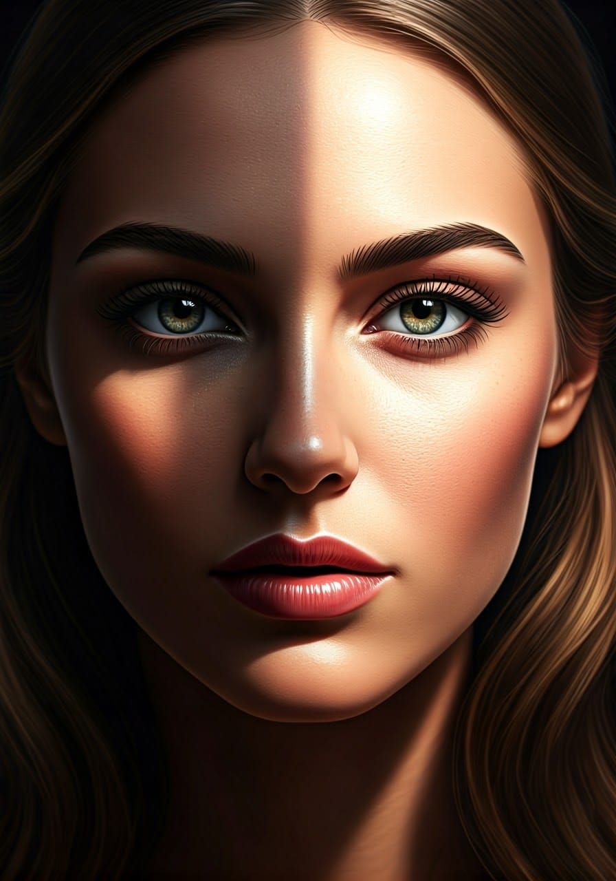 Dramatic Side Lighting Portrait in Renaissance Style