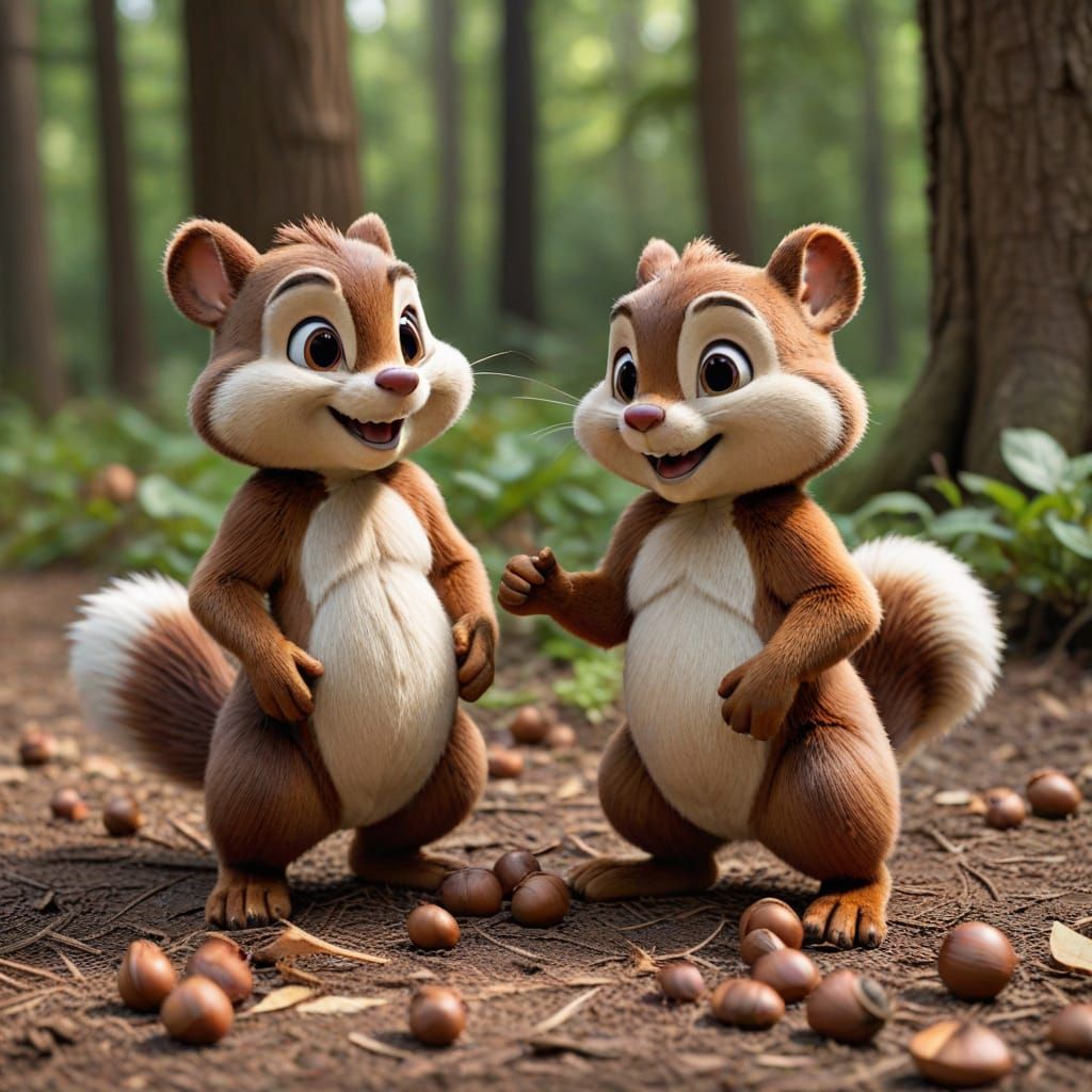 Chip and Dale's Acorn Shenanigans